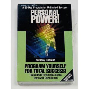 Personal Power Program Yourself For Total Success Audio CASSETTE Anthony Robbins